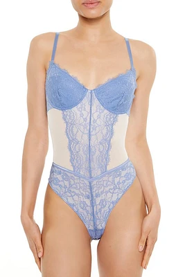 Lace-Trim Lingerie Bodysuit