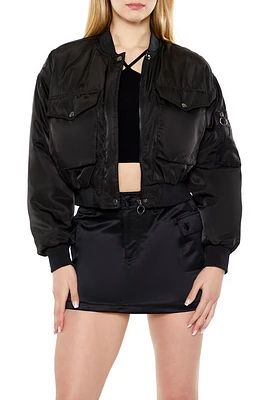 Pull-Ring Bomber Jacket