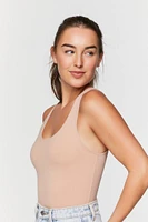 Scoop-Neck Sleeveless Bodysuit