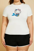 Plus Mermaid Hello Kitty Graphic Tee