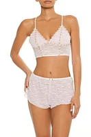 Rosette Mesh Shortie Panties