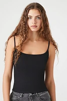 Ribbed Scoop-Neck Cami