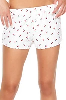 Cherry Print Pajama Shorts