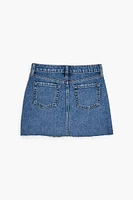 Girls Distressed Denim Skirt (Kids)