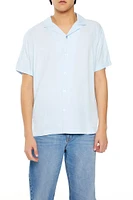 Rayon Cuban-Collar Shirt