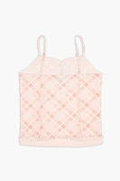 Girls Plaid Cami (Kids)