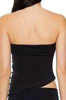 Contour Sculpt Asymmetrical Tube Top