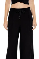 Drawstring Wide-Leg Pants