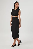 Sleeveless Cutout Midi Dress