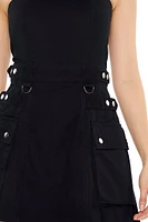 Strapless Cargo Skort Dress