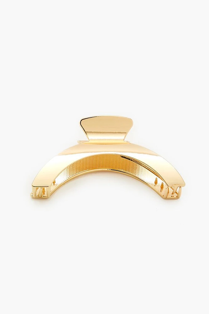 Curved Metal Claw Hair Clip