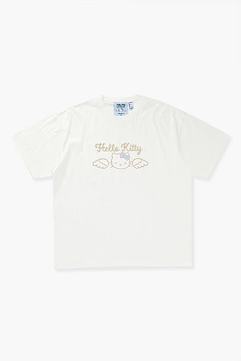 Embroidered Angel Hello Kitty Tee