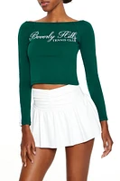 Beverly Hills Tennis Club Crop Top