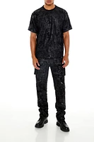 Textured Crew Neck Tee