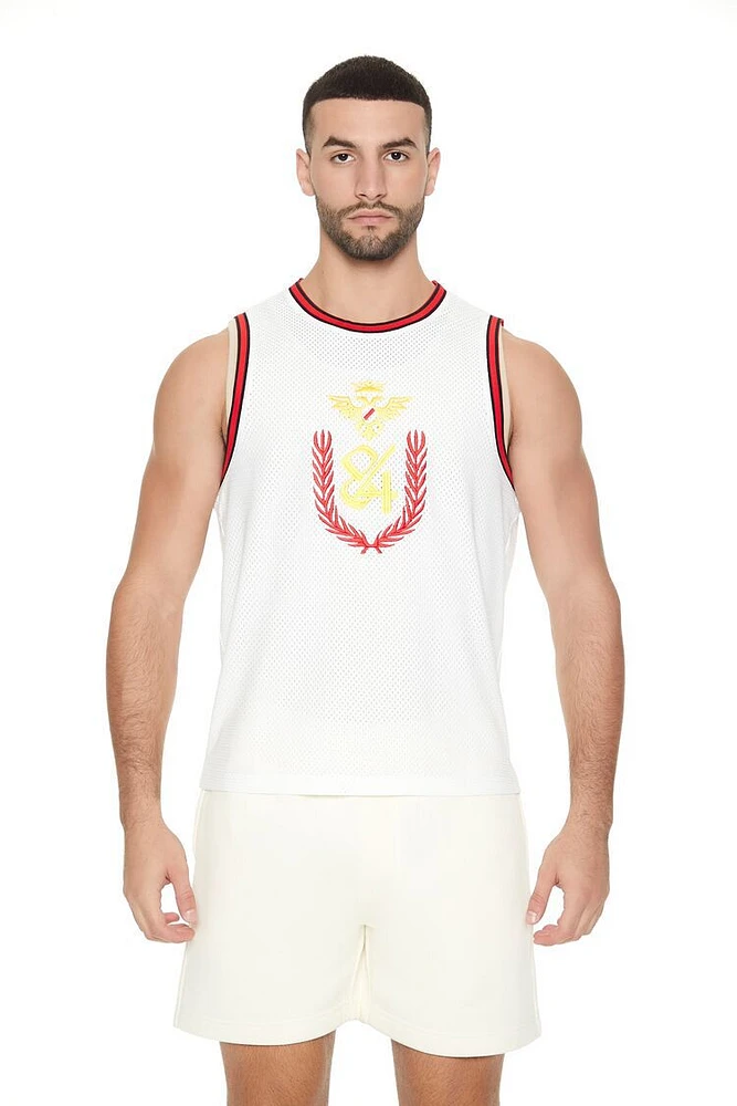 Mesh Embroidered 84 Basketball Jersey