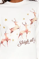 Sleigh All Day Reindeer Pullover