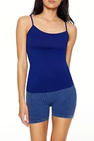 Cotton-Blend Ruched Cami