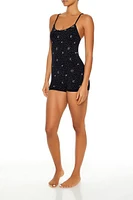 Seamless Moon & Star Lingerie Romper