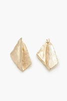 Etched Geo Drop Earrings