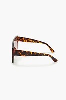 Tortoiseshell Shield Sunglasses