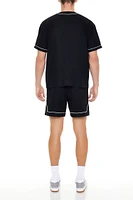 1984 Patch Drawstring Shorts