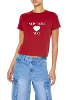 New York Heart You Baby Tee