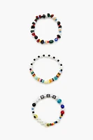 Beaded Stretch Bracelet Set