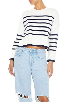 Striped Cropped Sweater