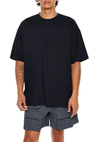 Cotton Crew High-Low Hem Tee