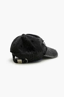 Destroyed Heart Denim Baseball Cap