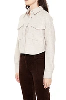 Boxy Cropped Shacket