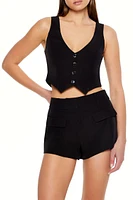 Cutout Cropped Vest