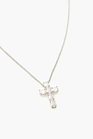 CZ Cross Pendant Necklace