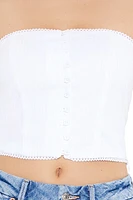 Ricrac Cropped Tube Top