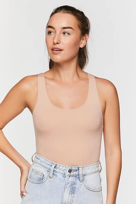 Scoop-Neck Sleeveless Bodysuit