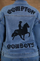 Plus Compton Cowboys Denim Jacket