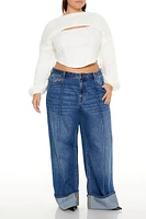 Plus Bolero Shrug Sweater
