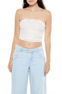 Bow Cropped Tube Top