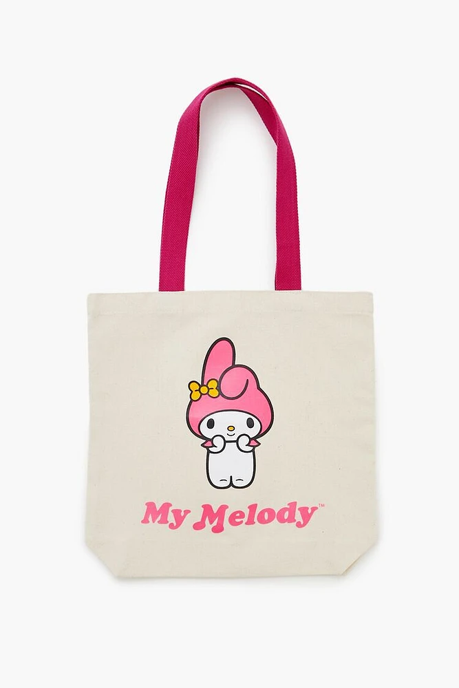 Two-Tone My Melody Tote Bag