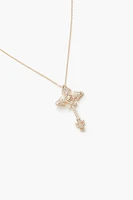 Rhinestone Cross Pendant Necklace