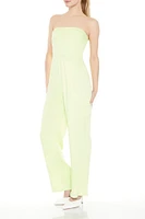 Strapless Wide-Leg Jumpsuit
