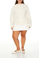 Plus Tie-Back Bow Sweater