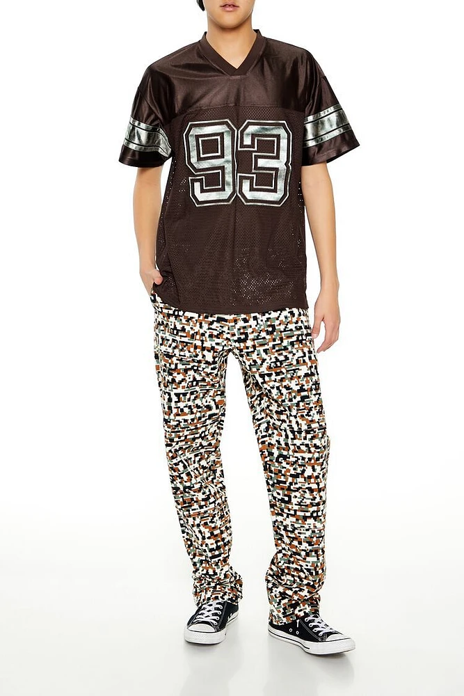 Geo Camo Slim-Fit Pants