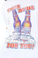 Oversized Budweiser Graphic Tee