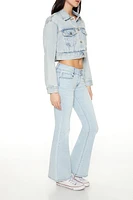Low-Rise Flare Jeans