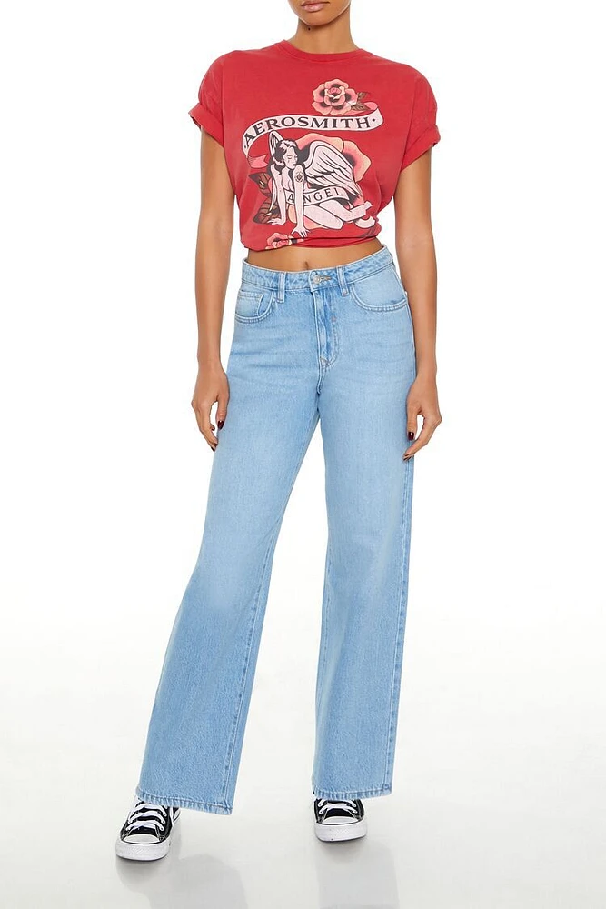 90s-Fit High-Rise Straight Jeans