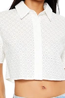 Floral Cropped Shirt