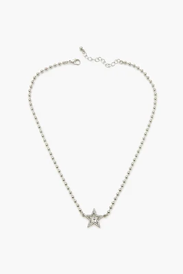 Star Pendant Ball Chain Necklace