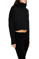 Turtleneck Drop-Sleeve Sweater