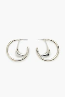 Cutout Hoop Earrings